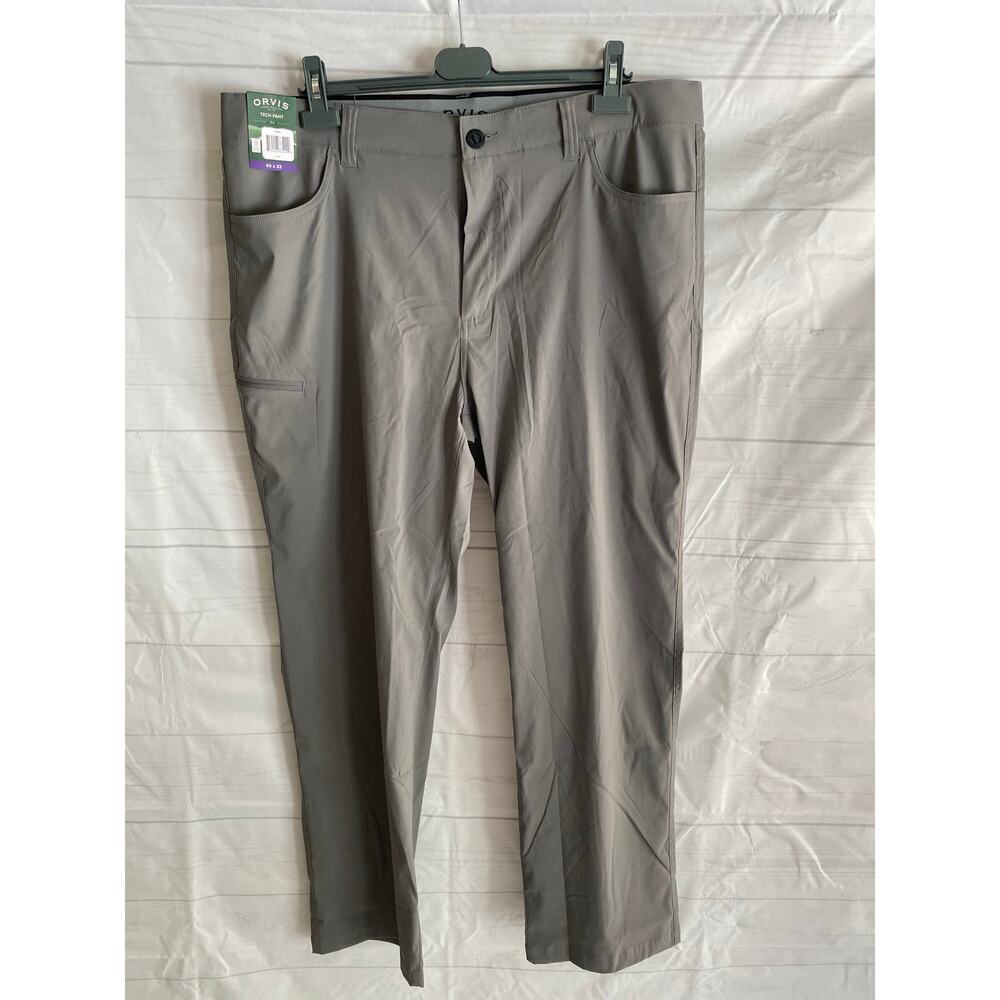 Orvis Pants Men's 42x32 Classic Collection Lightweight 5 Pocket Tech Gray NWT - Picture 6 of 9
